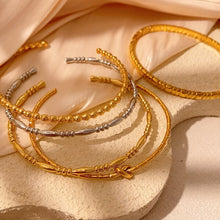 Load image into Gallery viewer, Women Elegant Geometric Layering Bangle Bracelets