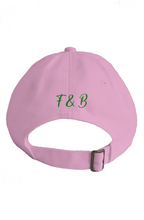 Load image into Gallery viewer, F&B PINK GREEN WING BASEBALL CAP