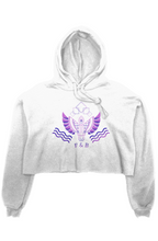 Load image into Gallery viewer, F & B SPIRIT WAVE CROP HOODIE WHITE