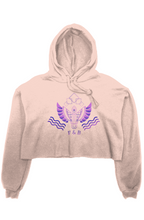 Load image into Gallery viewer, F & B SPIRIT WAVE CROP HOODIE PEACH