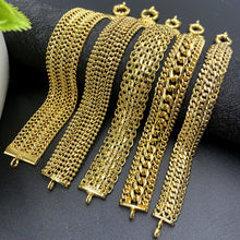 Load image into Gallery viewer, Double-row Chain Wide Mesh Bracelet