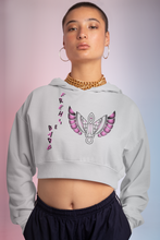 Load image into Gallery viewer, F & B SIDE BY SIDE CROP TOP HOODIE