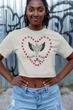 Load image into Gallery viewer, F & B PAW LOVE CROP TEE