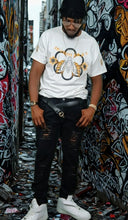 Load image into Gallery viewer, F &amp; B COUTURE GOLD CLOVER TEE
