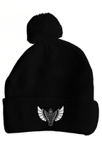 Load image into Gallery viewer, White Egyptian Snow Wings beanie
