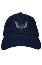 Load image into Gallery viewer, F&amp;B Gray Wings Navy Blu baseball caps
