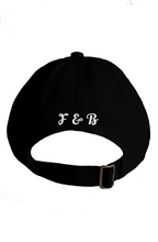 Load image into Gallery viewer, F&amp;B Egyptian White Wings Black dad hat
