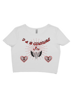 Load image into Gallery viewer, F&amp;B Explosive Love crop tee
