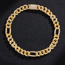 Load image into Gallery viewer, 15mm Cuban Diamond Chain Necklace
