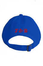Load image into Gallery viewer, F&amp;B ROYAL BLU RED WING BASEBALL CAP

