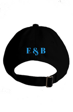 Load image into Gallery viewer, F&amp;B BLK SKYBLU WING BASEBALL CAP
