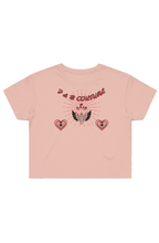 Load image into Gallery viewer, F &amp; B EXPLOSIVE LUV CROP TEE PALE PINK
