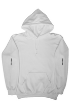 Load image into Gallery viewer, F &amp;amp; B WHITE CROSS LINER HOODIE

