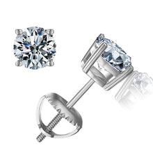 Load image into Gallery viewer, Classic Zircon Stud Earrings
