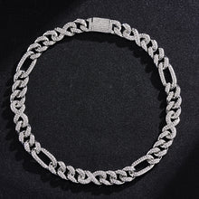 Load image into Gallery viewer, 15mm Cuban Diamond Chain Necklace
