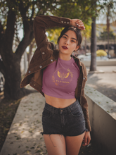 Load image into Gallery viewer, F &amp; B SOFT SUNRISE CROP TEE
