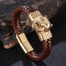 Load image into Gallery viewer, Men's Fashionable Wolf Animal Bracelet
