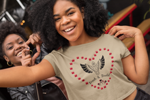 Load image into Gallery viewer, F &amp; B PAW LOVE CROP TEE

