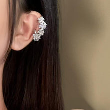 Load image into Gallery viewer, Shiny Zircon Flower Ear Cuffs
