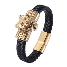 Load image into Gallery viewer, Men's Fashionable Wolf Animal Bracelet
