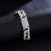 Load image into Gallery viewer, 15mm Cuban Diamond Chain Necklace
