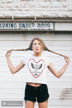 Load image into Gallery viewer, F &amp; B PAW LOVE CROP TEE
