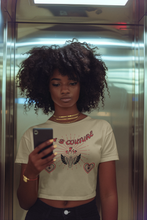 Load image into Gallery viewer, F &amp; B EXPLOSIVE LUV CROP TEE
